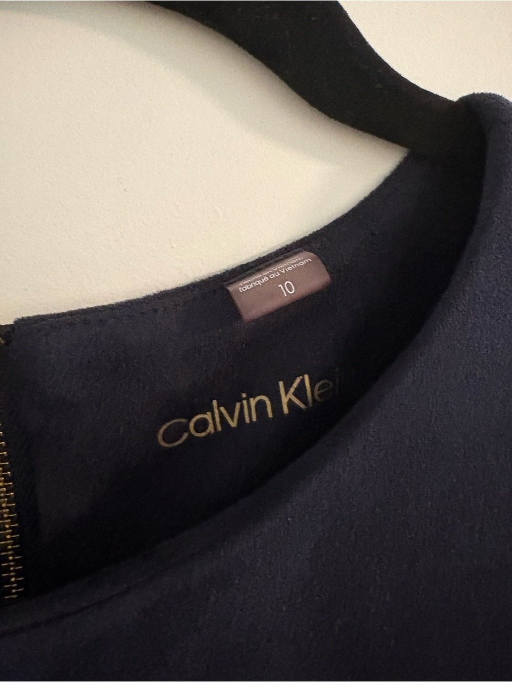 Calvin Klein Navy Short-Sleeve Dress - Picture 3 of 5